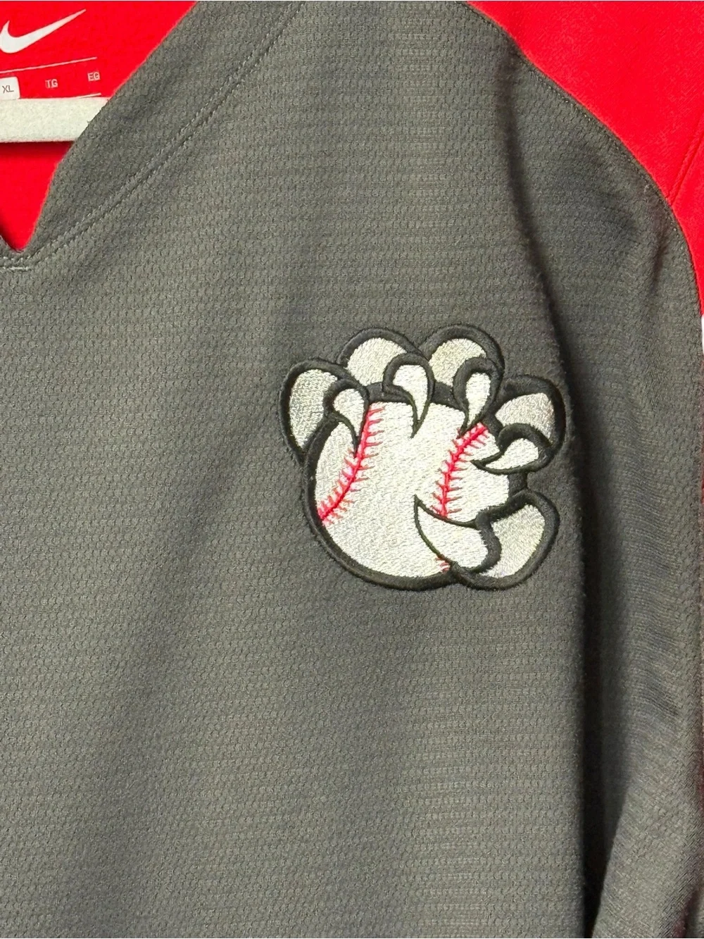 Nike Men’s XL Therma-FIT Baseball Pullover AA Team Connecticut Warm-Up Jacket